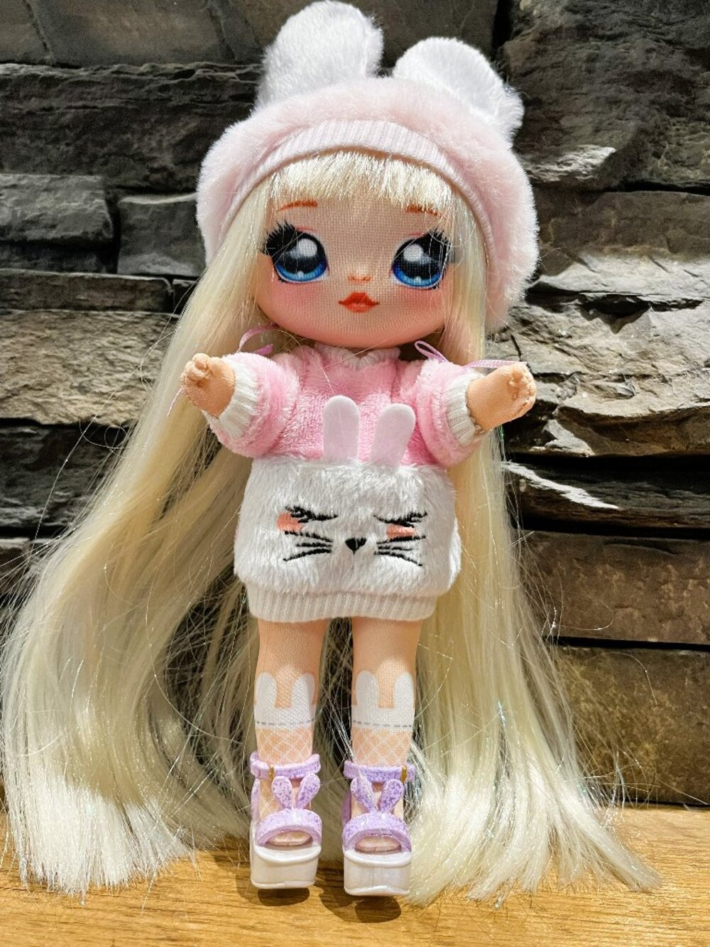 LIKE NEW Na!Na!Na! Surprise - Soft Doll Limited Edition Aubrey Heart Bunny